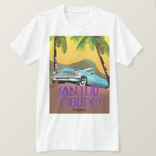 San Luis Obispo California Travel poster T-Shirt