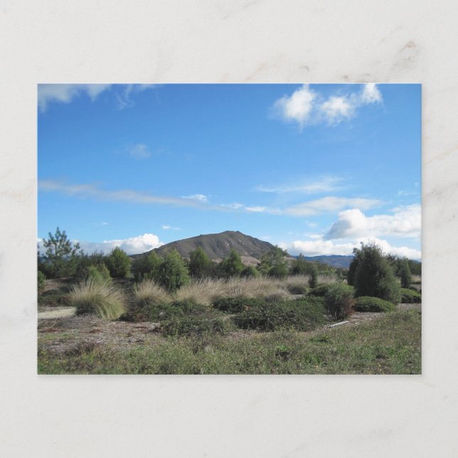 San Luis Obispo Hills on Los Osos Road Postcard (Front)