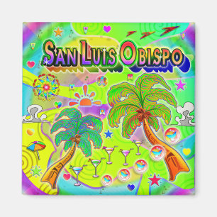 San Luis Obispo Mind Focus Magnet