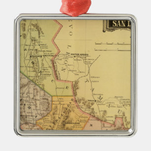 San Luis Potosi Metal Ornament