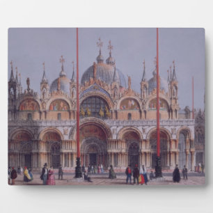 San Marco, Venice, engraved by Brizeghel (litho) Plaque