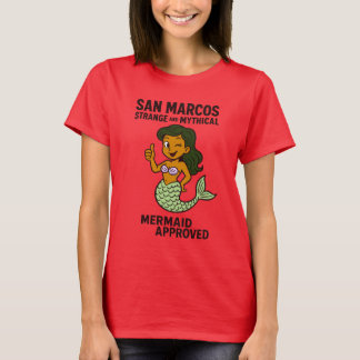 San Marcos, TX, T-shirt sirène étrange et mythique