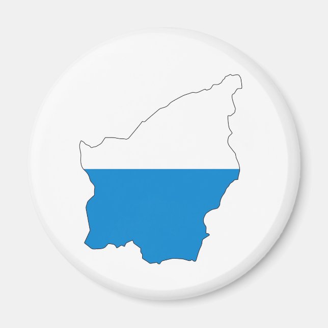 san marino country flag map magnet (Front)
