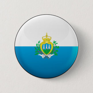 San Marino Flag 2 Inch Round Button