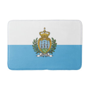 San Marino Flag Bath Mat