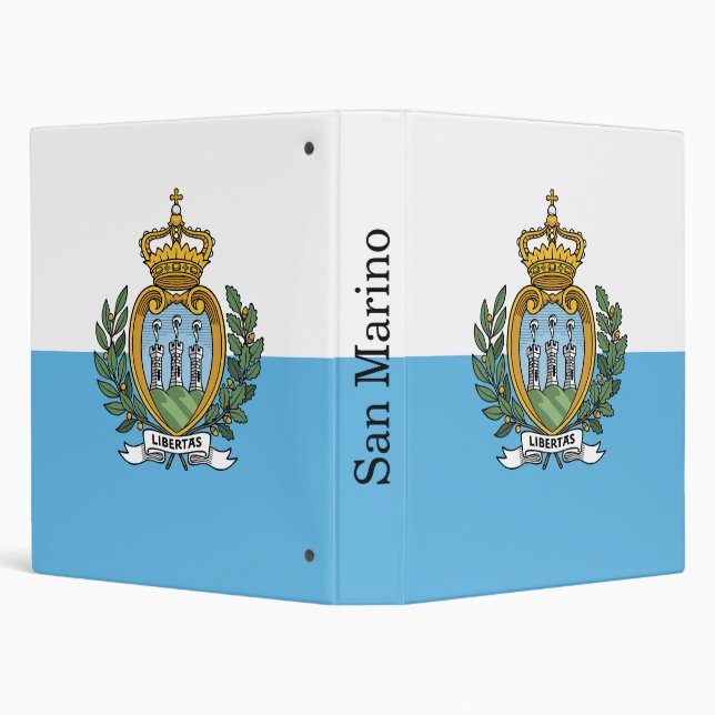 San Marino Flag Binder (Background)