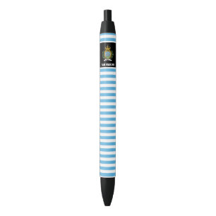 San Marino Flag Cute Patriotic Black Ink Pen