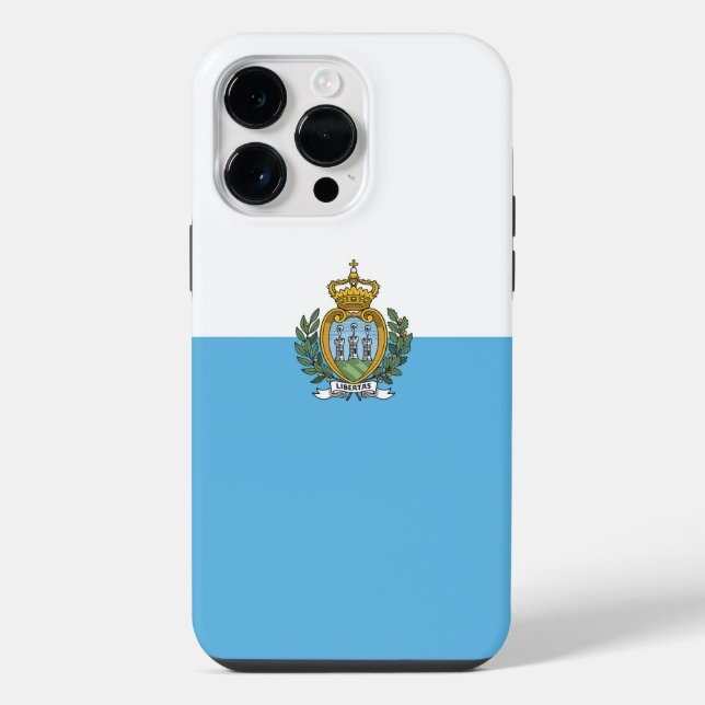 San-Marino flag iPhone Case (Back)