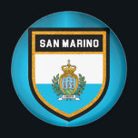 San Marino Flag Magnet<br><div class="desc">San Marino Flag</div>