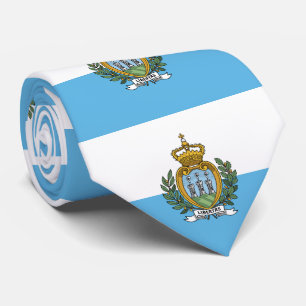 San Marino flag Tie