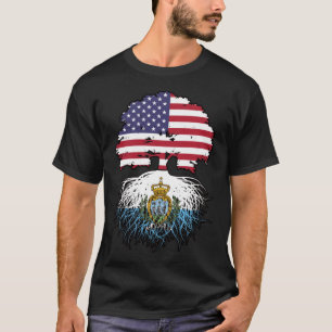 San Marino Marinese American USA United States T-Shirt