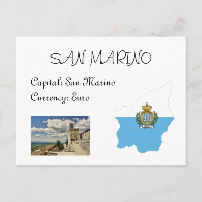 San Marino Postcard (Front)