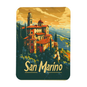 San Marino Travel Magnet