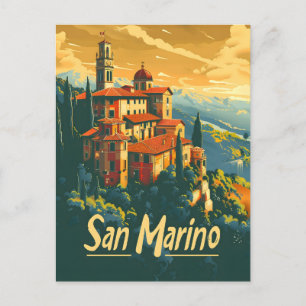 San Marino Travel Postcard