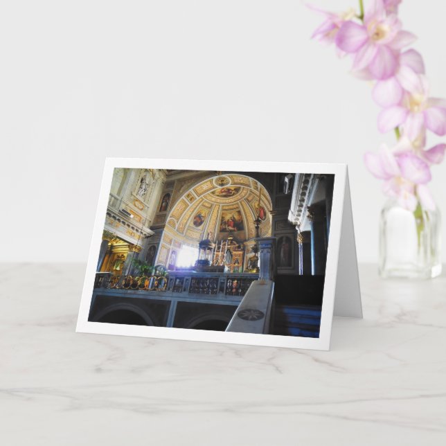 San Martino Ai Monti, Rome, Italy Card (Orchid)