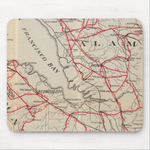 San Mateo, Santa Cruz, Santa Clara, Alameda Mouse Pad