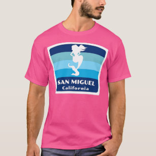 San Miguel California CA Beach Swimming Mermaid Si T-Shirt