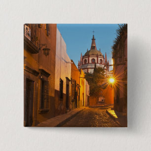 San Miguel de Allende, Mexico. Credit as: Nancy 2 Inch Square Button