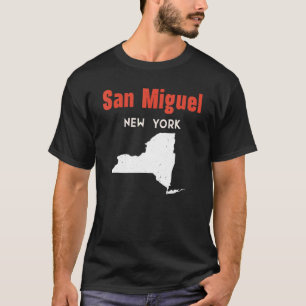 San Miguel New York USA State America Travel New Y T-Shirt