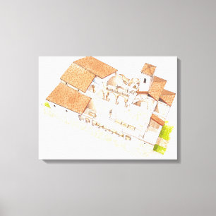 San Millan de la Cogolla. Suso Monastery. La Canvas Print