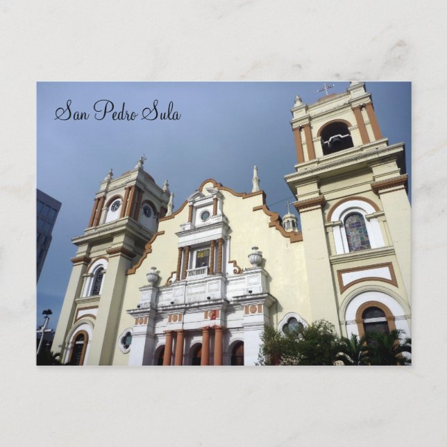 san pedro church postcard (Front)