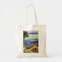 San Remo Italian Mediterranean Travel Poster 1920