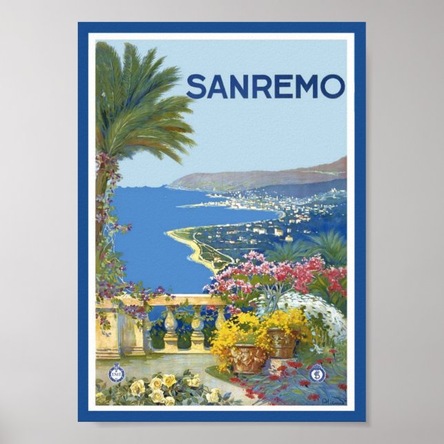 San Remo Italy Poster (Front)