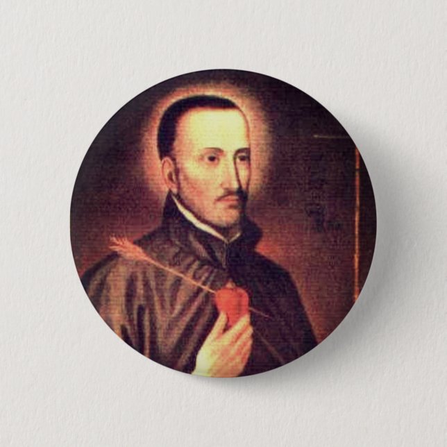 San Roque González de Santa Cruz 2 Inch Round Button (Front)