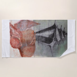 San Salvador, Bahamas, Seashells: Beach Towel