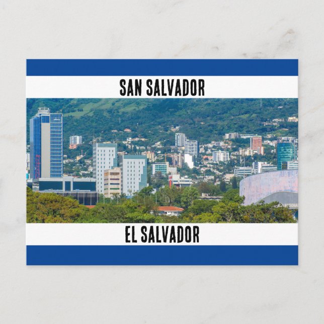 San Salvador, El Salvador  Postcard (Front)