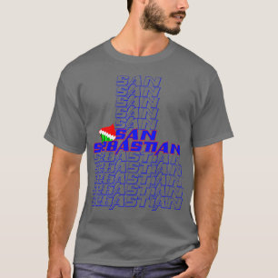 San Sebastian Cascade text 1 T-Shirt