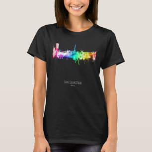 San Sebastian Skyline Skyscrapers T-Shirt