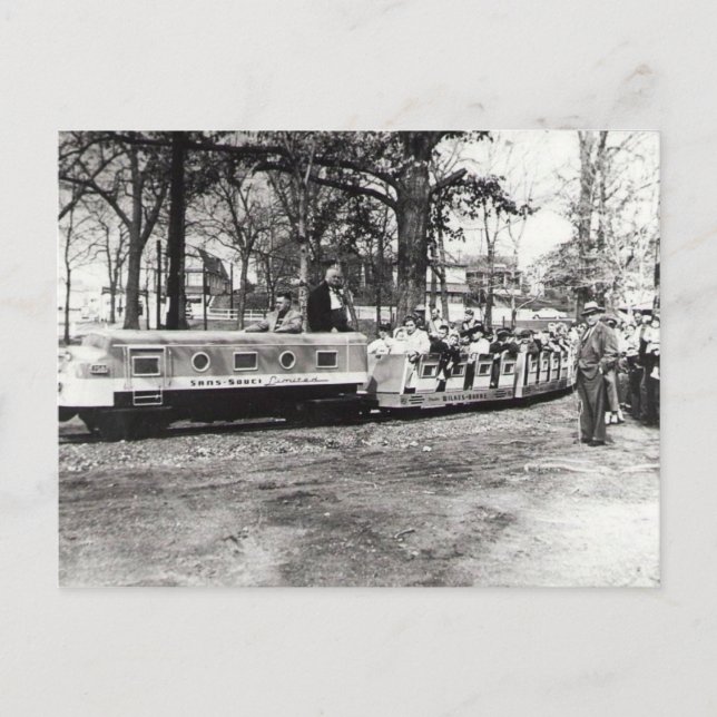 San Souci Amusement Park Postcard (Front)