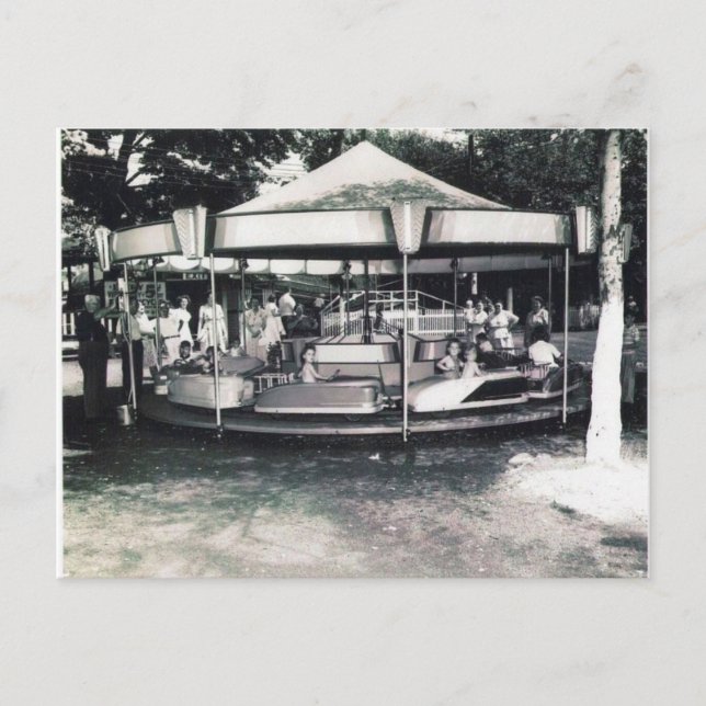 San Souci Amusement Park Postcard (Front)