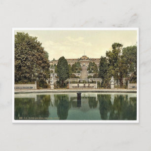 San-Souci, Potsdam, Berlin, Germany rare Photochro Postcard