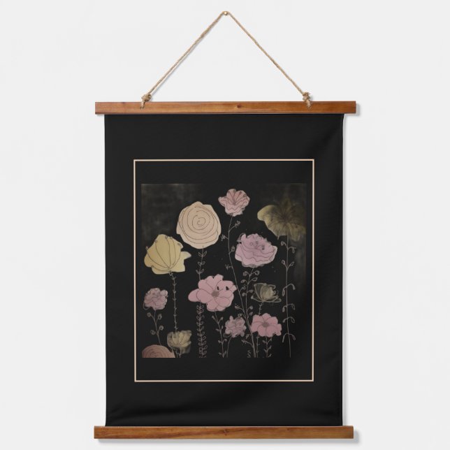 San Telmo Flowers Hanging Tapestry (Front)