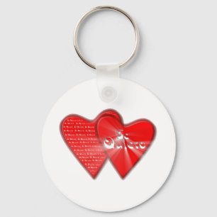San Valentin is the day of the enamored ones Keychain