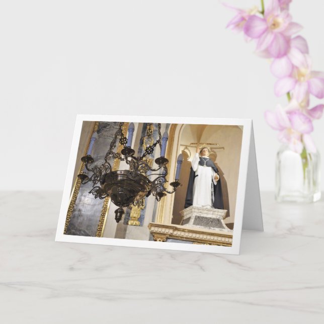 San Vicente Ferrer, San Nicolás Church, Valencia Card (Orchid)