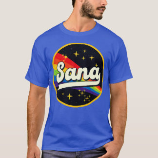 Sana Rainbow In Space Vintage Style T-Shirt