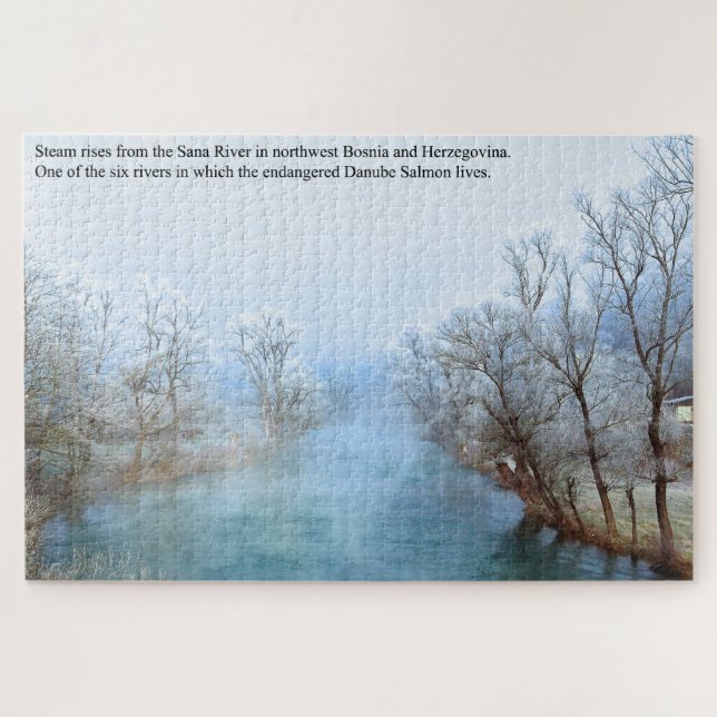 Sana River Bosnia Herzegovina Large Jigsaw Puzzle (Horizontal)