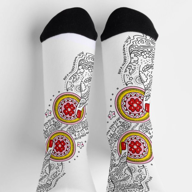 Sana Tarot - Two of Pentacles Socks (Top)
