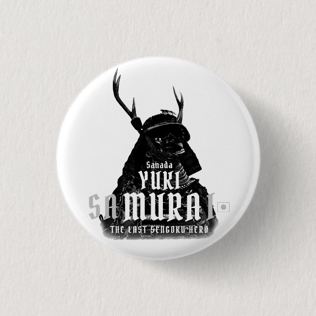 SANADA YUKIMURA (Dark ver.) 1 Inch Round Button (Front)