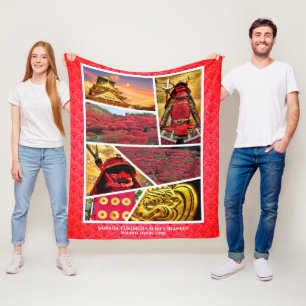 SANADA YUKIMURA FLEECE BLANKET