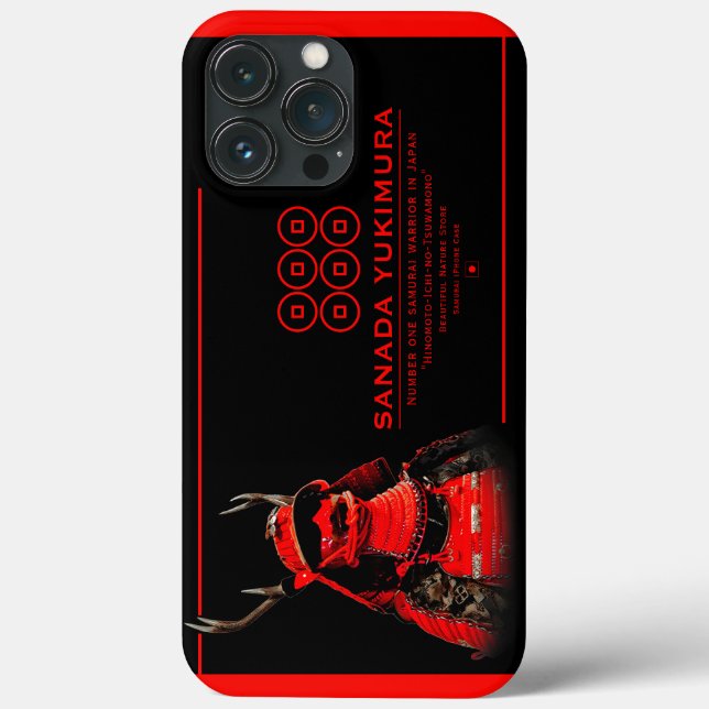 SANADA YUKIMURA (Red ver.) Case-Mate iPhone Case (Back)