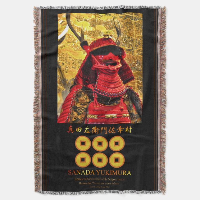 SANADA YUKIMURA THROW BLANKET (Front Vertical)