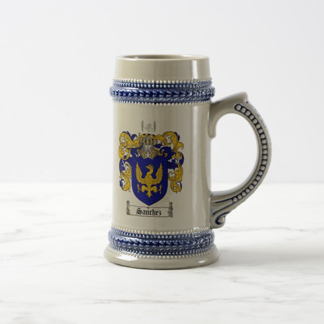 Sanchez Coat of Arms Stein (Right)