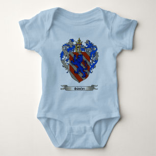 Sanchez (of Asturias) Coat of Arms Baby Bodysuit