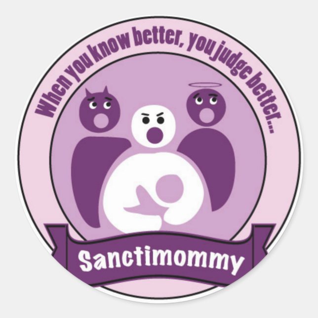 Sanctimommy Sticker (Front)