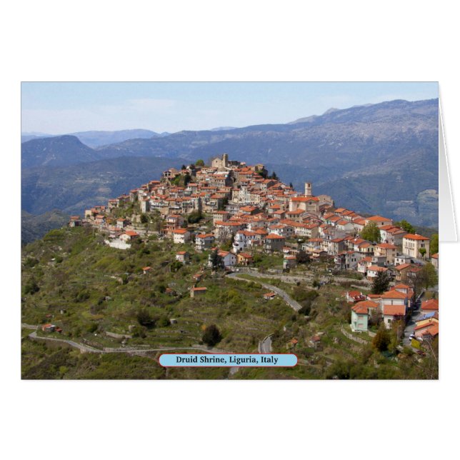 Sanctuaire Druide, Ligurie, Italie (Devant horizontal)