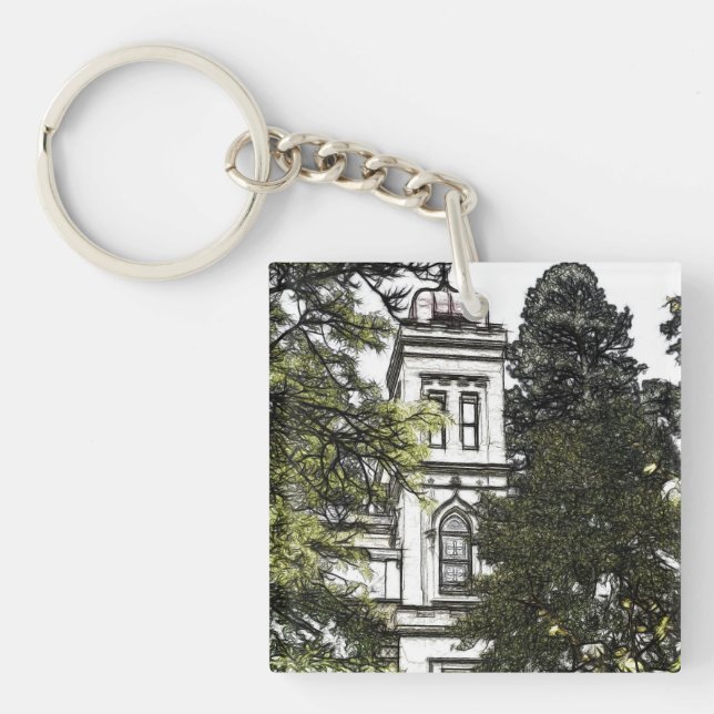 Sanctuary Amongst the Trees Keychain (Front)